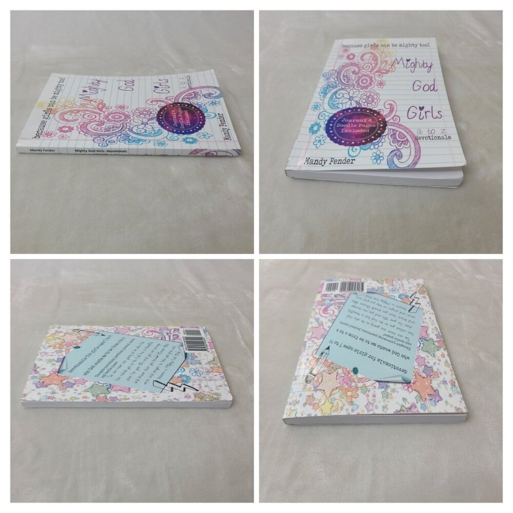 Mighty God Girls A To Z Devotionals Journal ages 7-11 By Mandy Fender 2016 - Picture 4 of 9